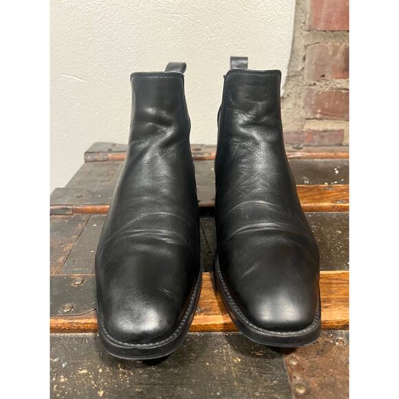 Women’s Stuart Weitzman Leather Chelsea Boots 8 Black Leather - Picture 4 of 8